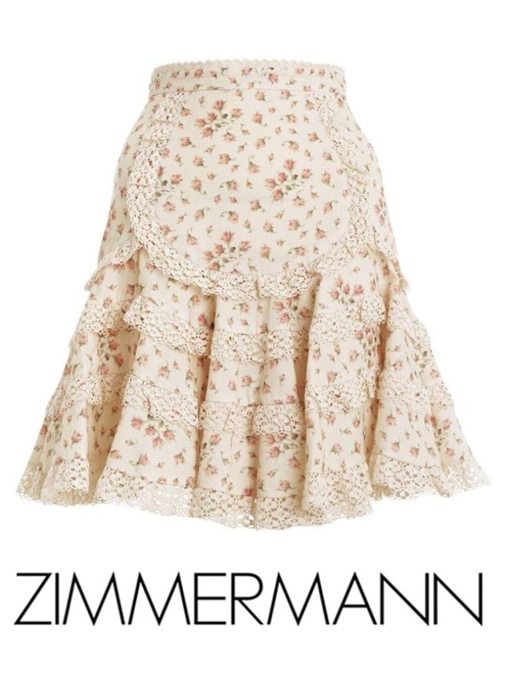 Zimmermann‎ Freja Flutter Skirt Size 0 XS